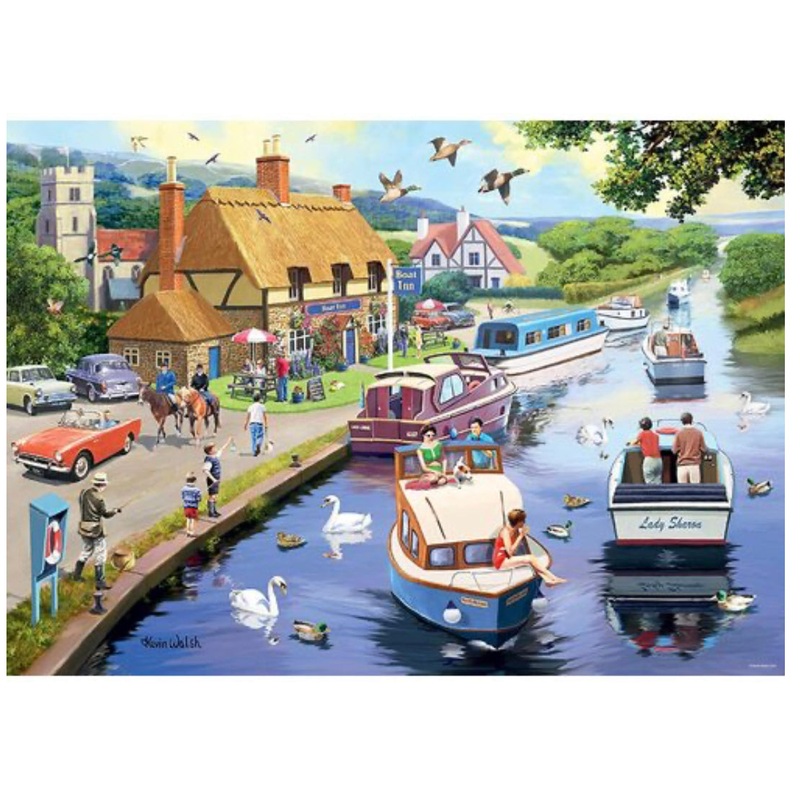 Puzzle 1000Pc Evening On The River