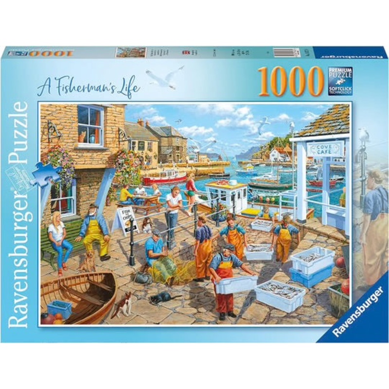 PUZZLE 1000PC FISHERMANS LIFE NEW