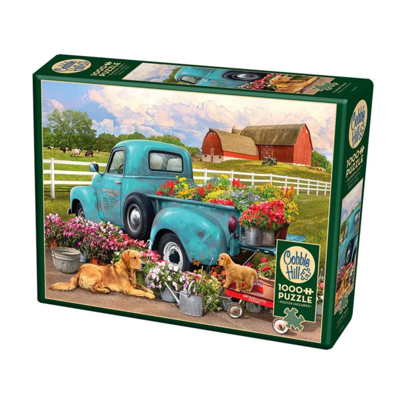 PUZZLE 1000PC FLOWER TRUCK