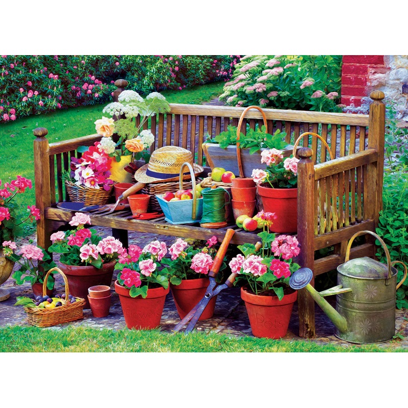 PUZZLE 1000PC GARDEN BENCH