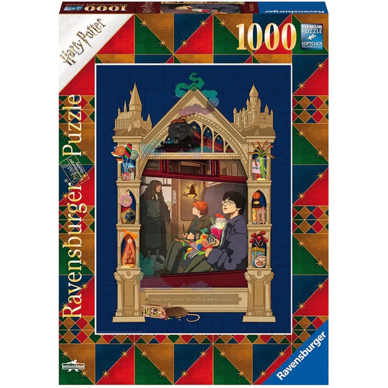 PUZZLE 1000PC HARRY POTTER WAY TO HOGWAR
