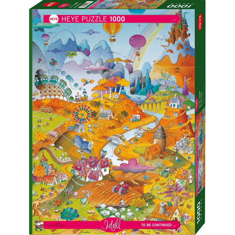 PUZZLE 1000PC HEYE BY THE FIELD IDYLL