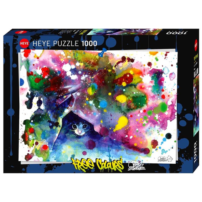 Puzzle 1000Pc Heye Free Colors Meow