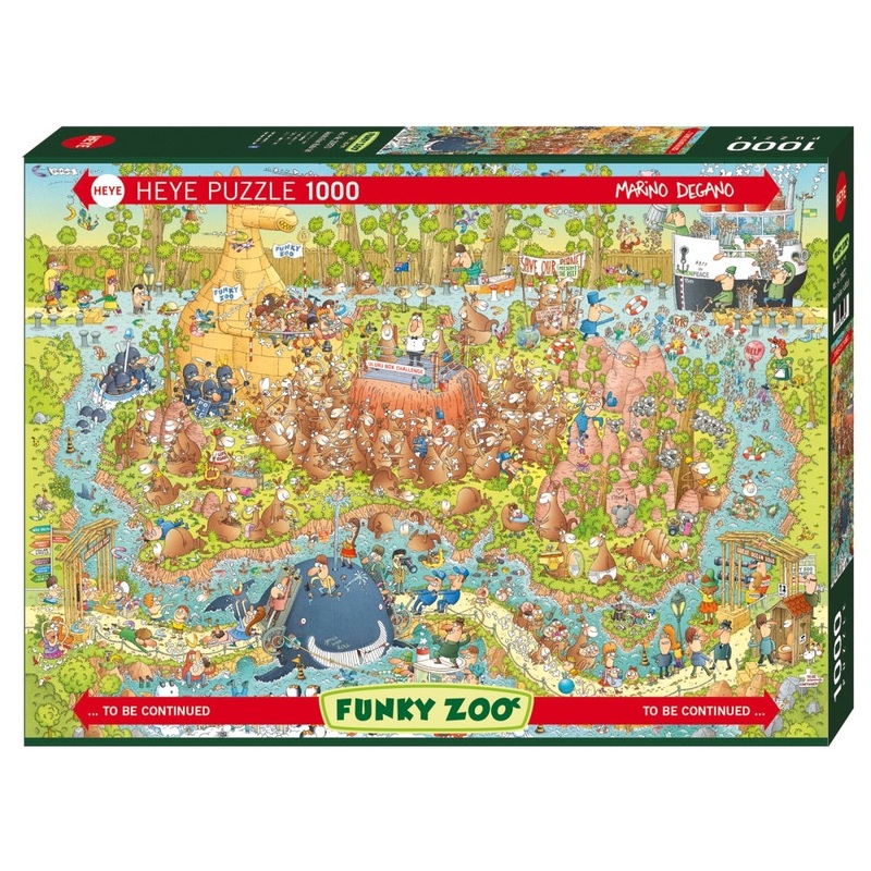 Puzzle 1000Pc Heye Funky Zoo Australian