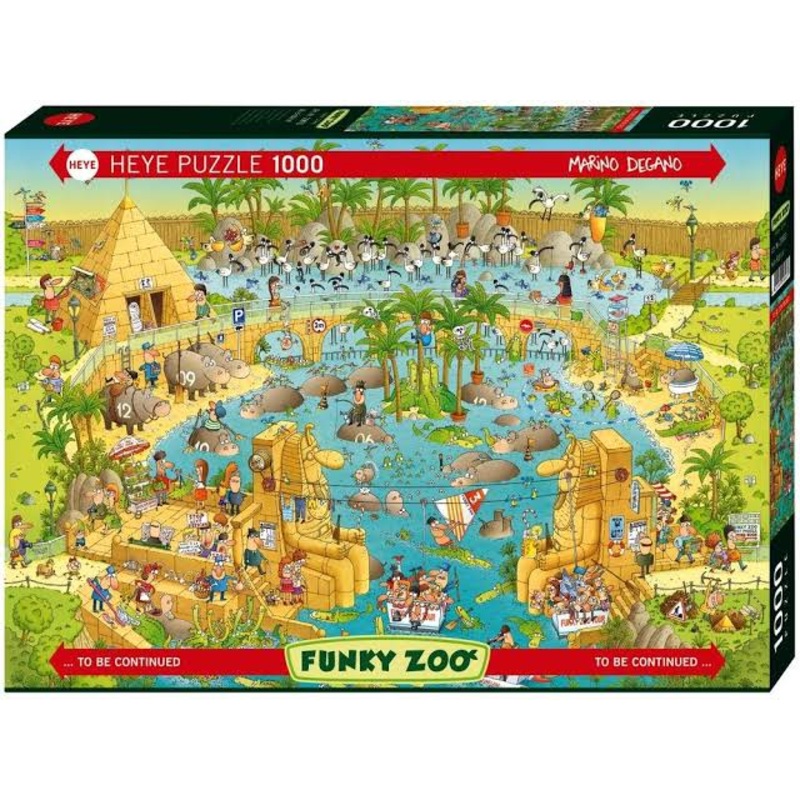 PUZZLE 1000PC HEYE FUNKY ZOO NILE HAB