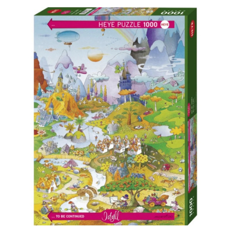 PUZZLE 1000PC HEYE IDYLL BY THE LAKE