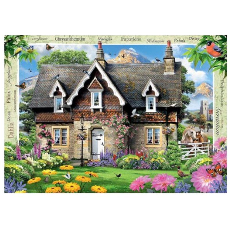Puzzle 1000Pc Hillside Cottage