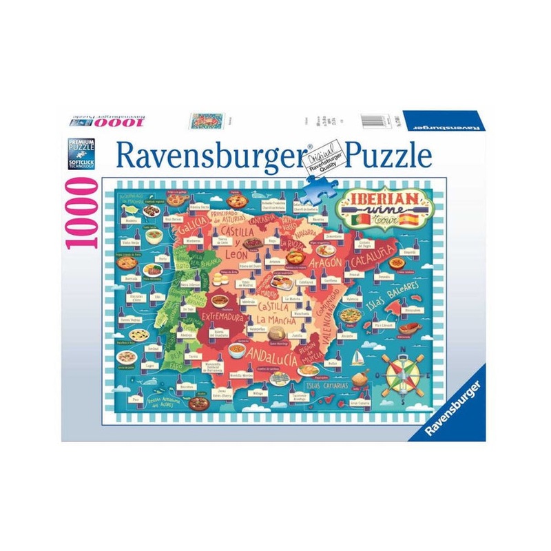 PUZZLE 1000PC IBERIAN WINE TOUR