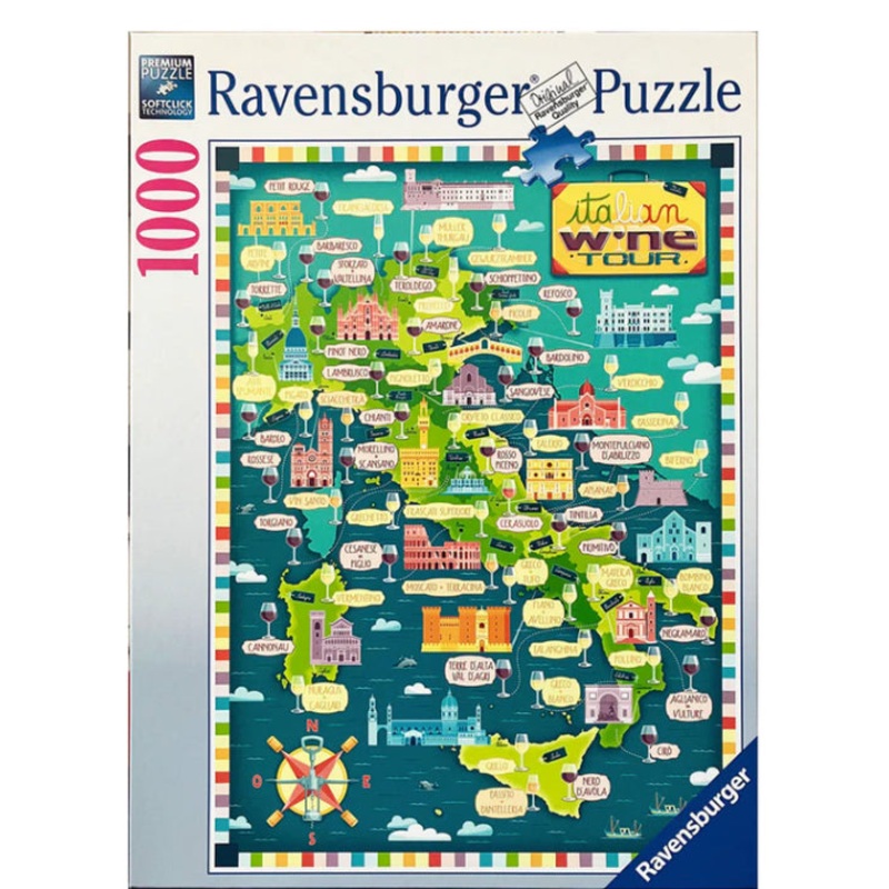 PUZZLE 1000PC ITALIAN WINE TOUR