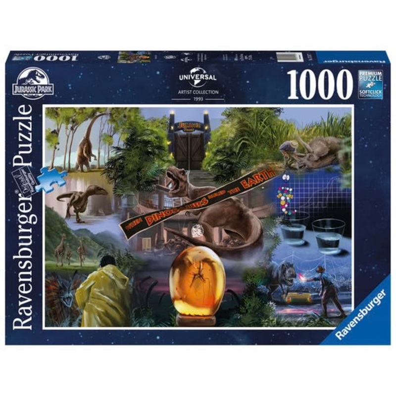 PUZZLE 1000PC JURASSIC PARK NEW