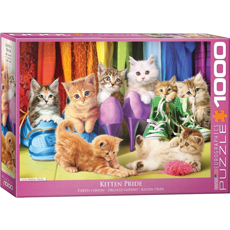 PUZZLE 1000PC KITTEN PRIDE