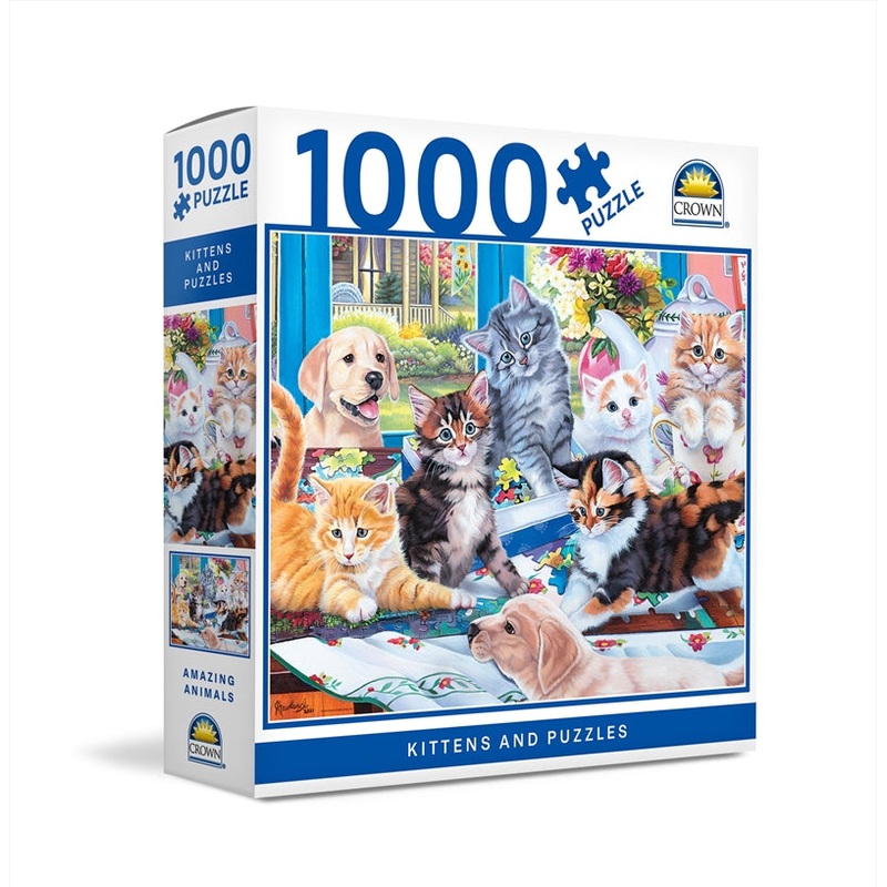 PUZZLE 1000PC KITTENS & PUZZLES