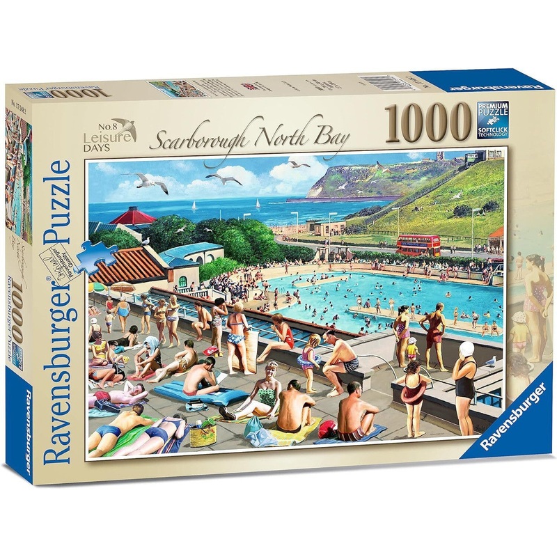 PUZZLE 1000PC LEISURE DAYS SCARBOROUGH