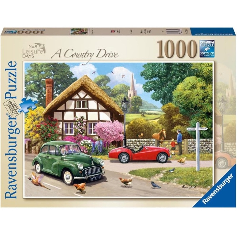 PUZZLE 1000PC LEISURE NO9 COUNTRY DRIVE