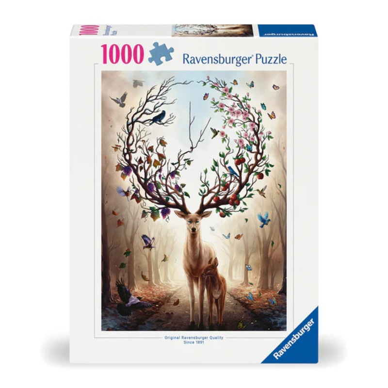 PUZZLE 1000PC MAGICAL DEER NEW