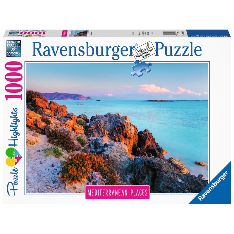PUZZLE 1000PC MEDITERRANEAN GREECE NEW