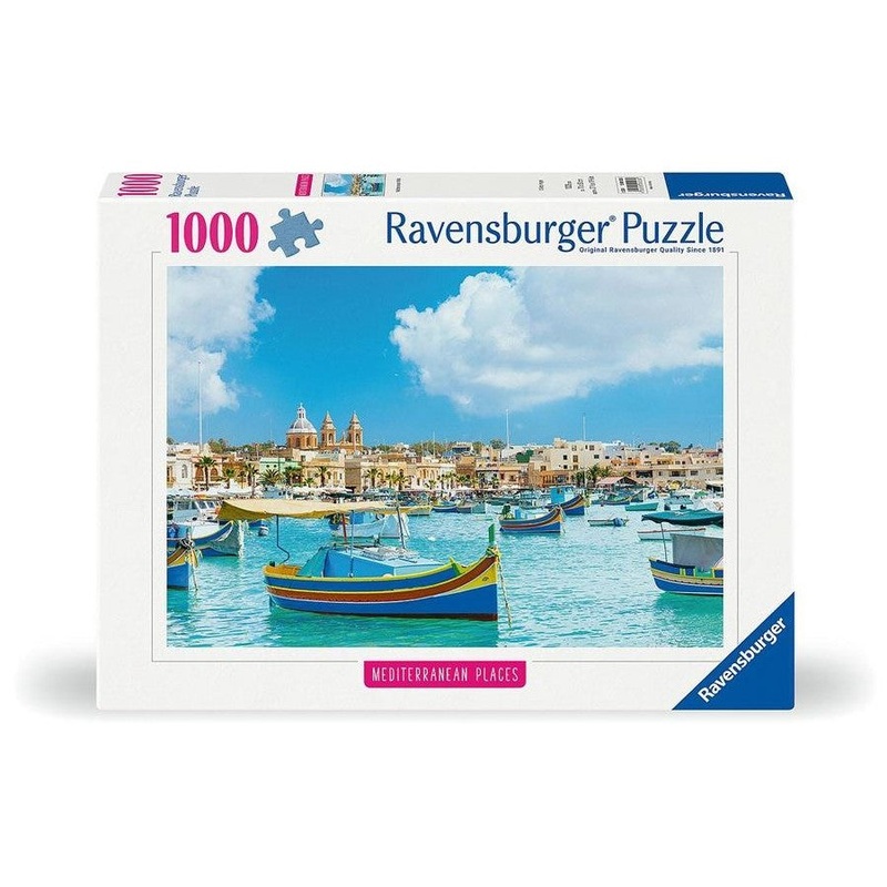 PUZZLE 1000PC MEDITERRANEAN MALTA NEW