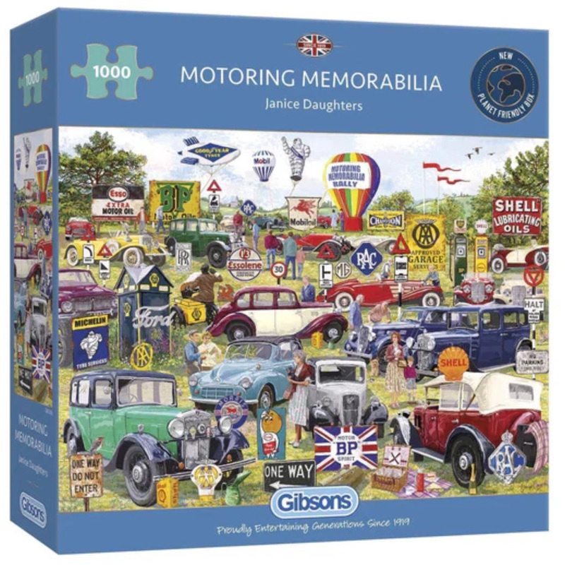 PUZZLE 1000PC MOTORING MEMORABILIA