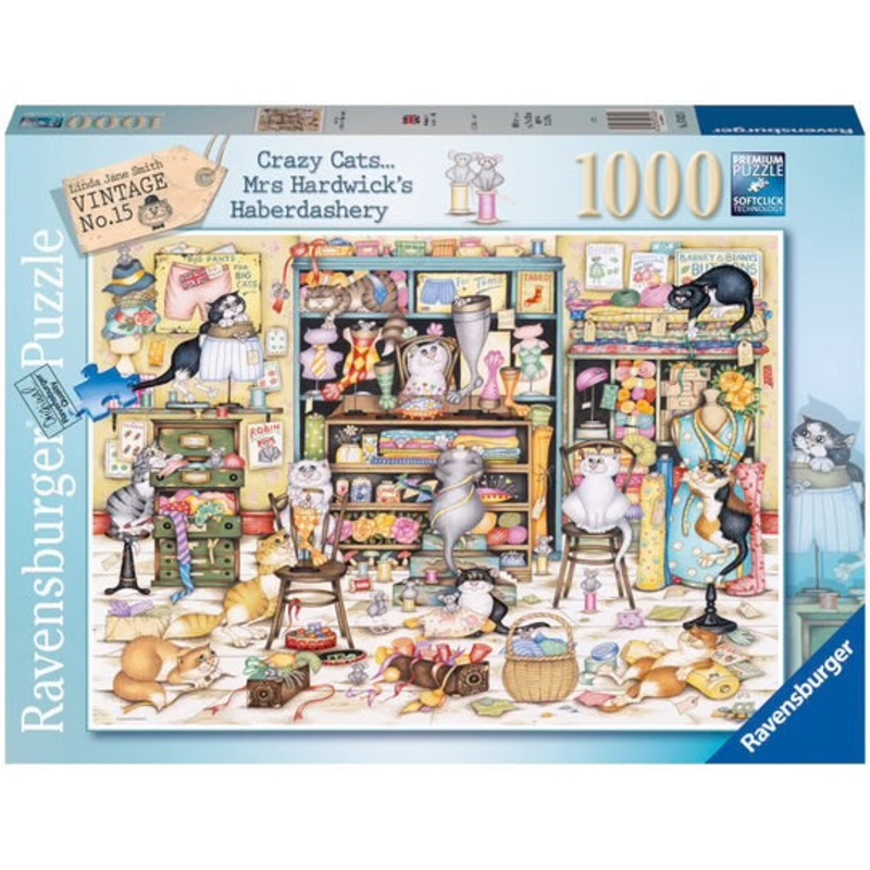 PUZZLE 1000PC MRS HARDWICKS HABERDASHERY