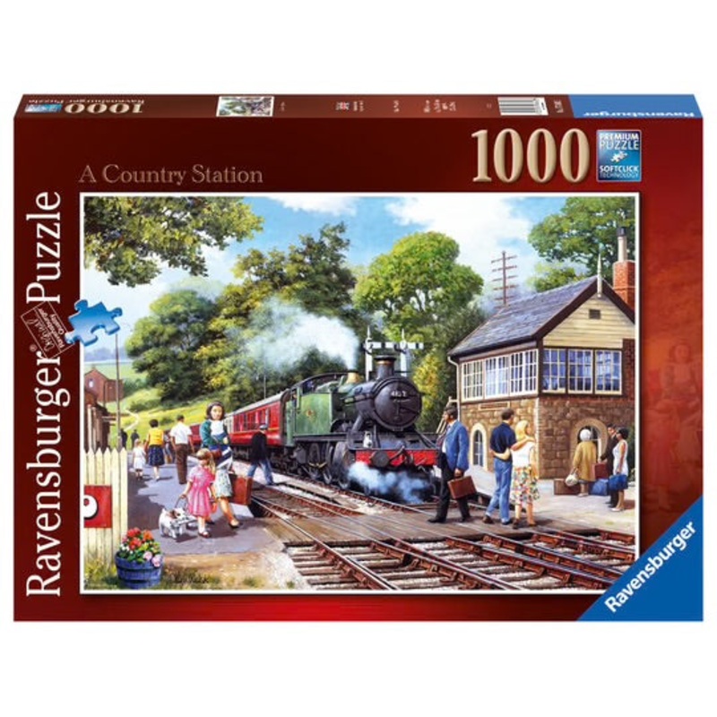 PUZZLE 1000PC A COUNTRY STATION NEW