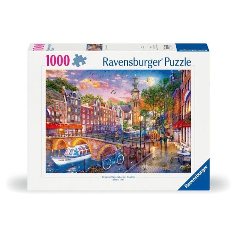 PUZZLE 1000PC AMSTERDAM SUNSET