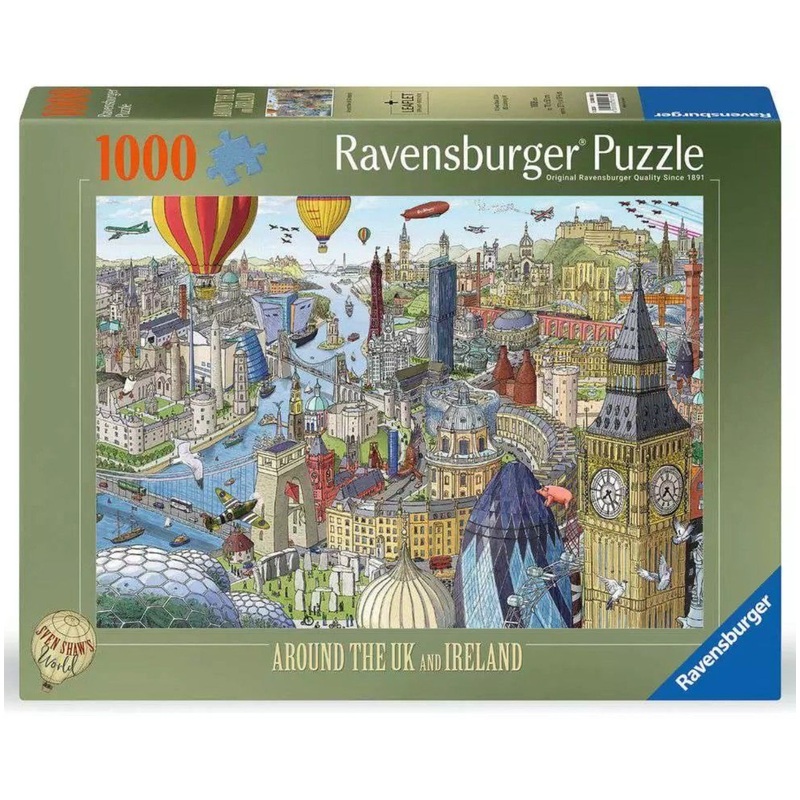 PUZZLE 1000PC AROUND THE UK & IRELAND