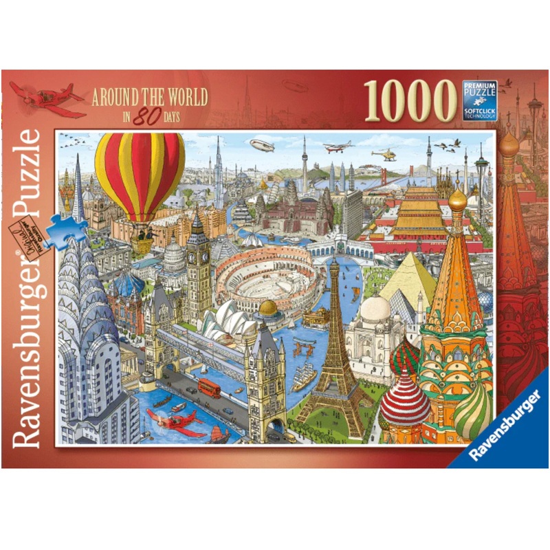 PUZZLE 1000PC AROUND THE WORLD IN 80 DAY