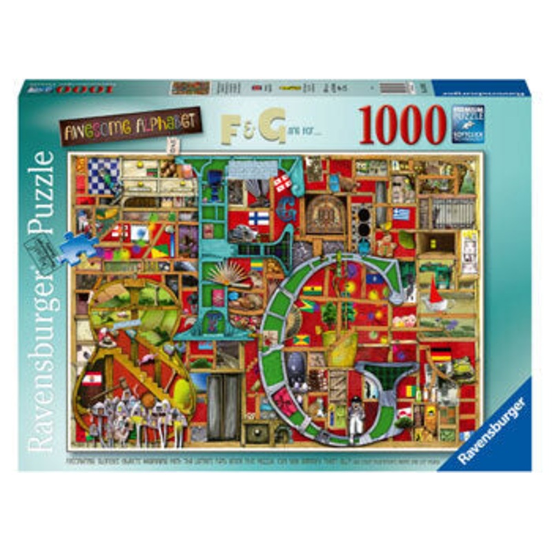 PUZZLE 1000PC AWESOME ALPHABET F&G