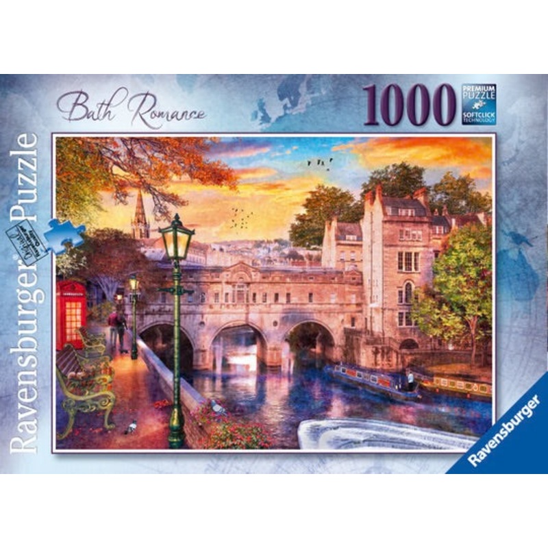 PUZZLE 1000PC BATH ROMANCE