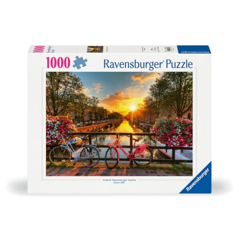 PUZZLE 1000PC BICYCLES IN AMSTERDAM NEW