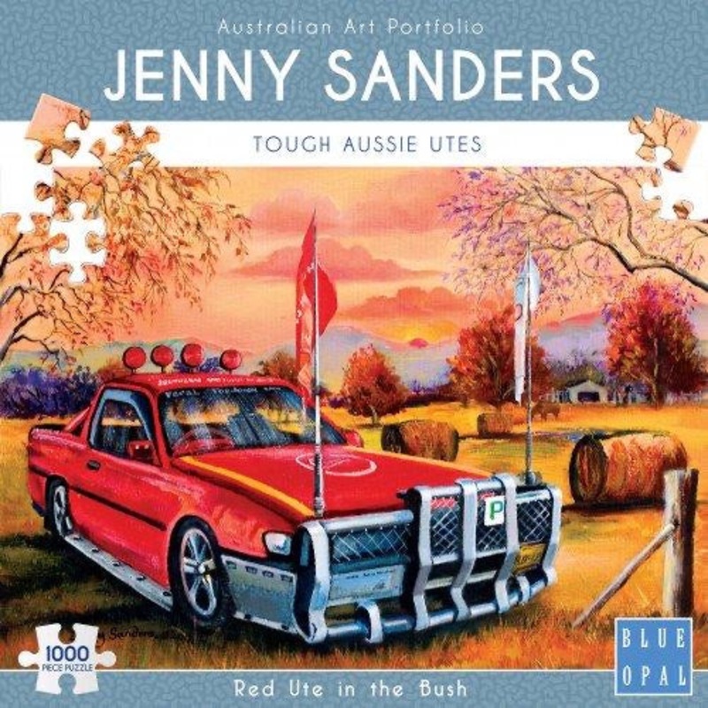 Puzzle 1000Pc Bopal Red Ute In Bush New