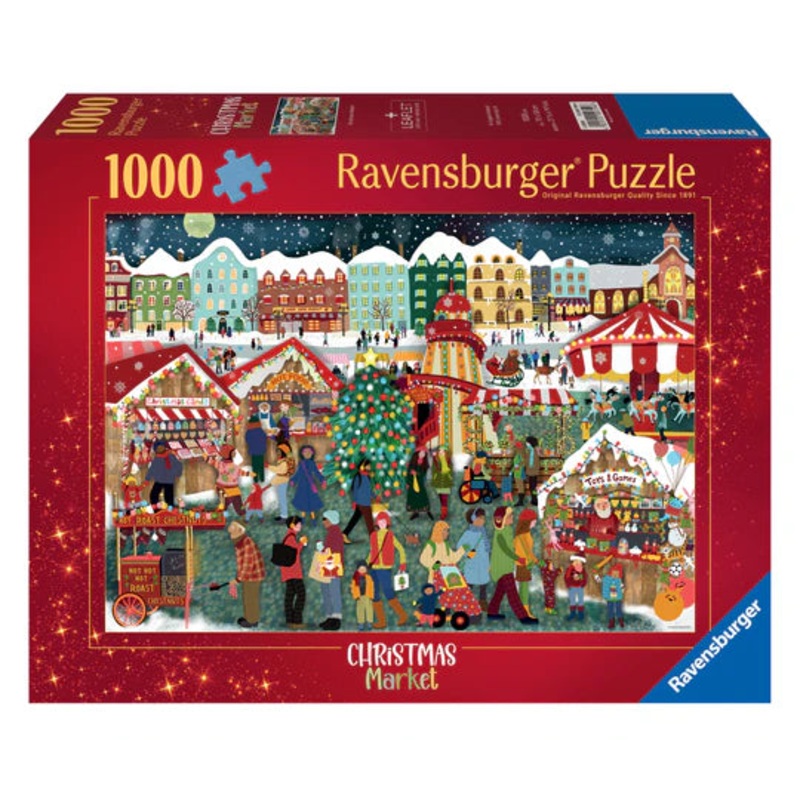 PUZZLE 1000PC CHRISTMAS MARKET NEW