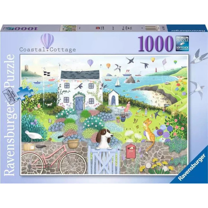 PUZZLE 1000PC COASTAL COTTAGE NEW