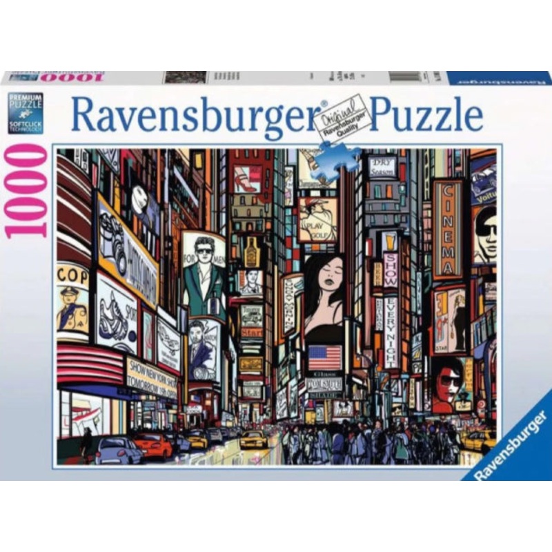 PUZZLE 1000PC COLORFUL NEW YORK