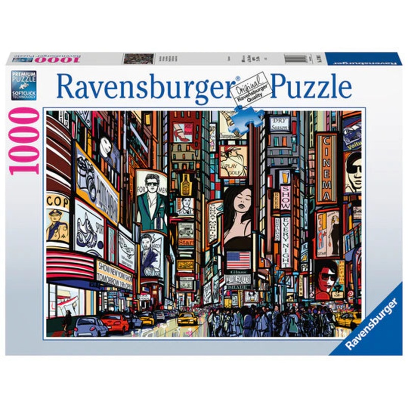 PUZZLE 1000PC COLORFUL NEW YORK NEW