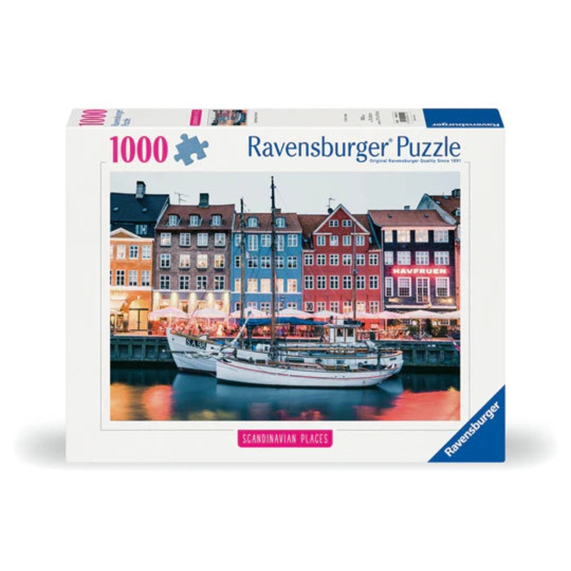 PUZZLE 1000PC COPENHAGEN DENMARK NEW