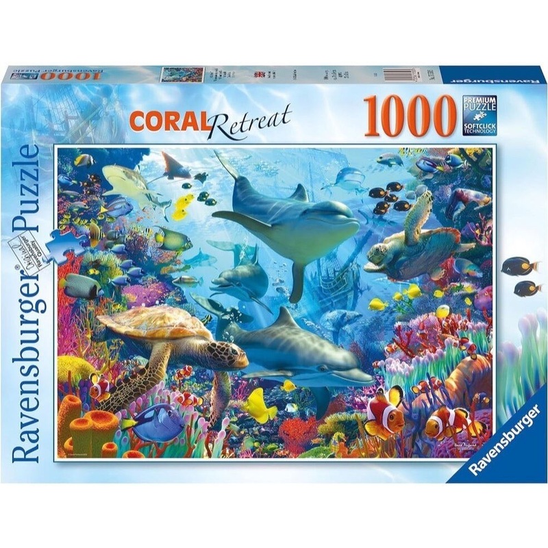 PUZZLE 1000PC CORAL REEF RETREAT