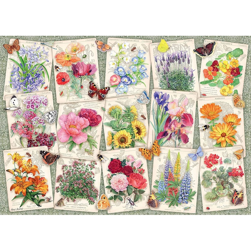 PUZZLE 1000PC COTTAGE GARDEN FAVOURITE N