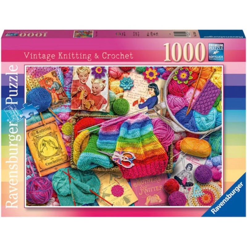 PUZZLE 1000PC  KNITTING & CROCHET NEW