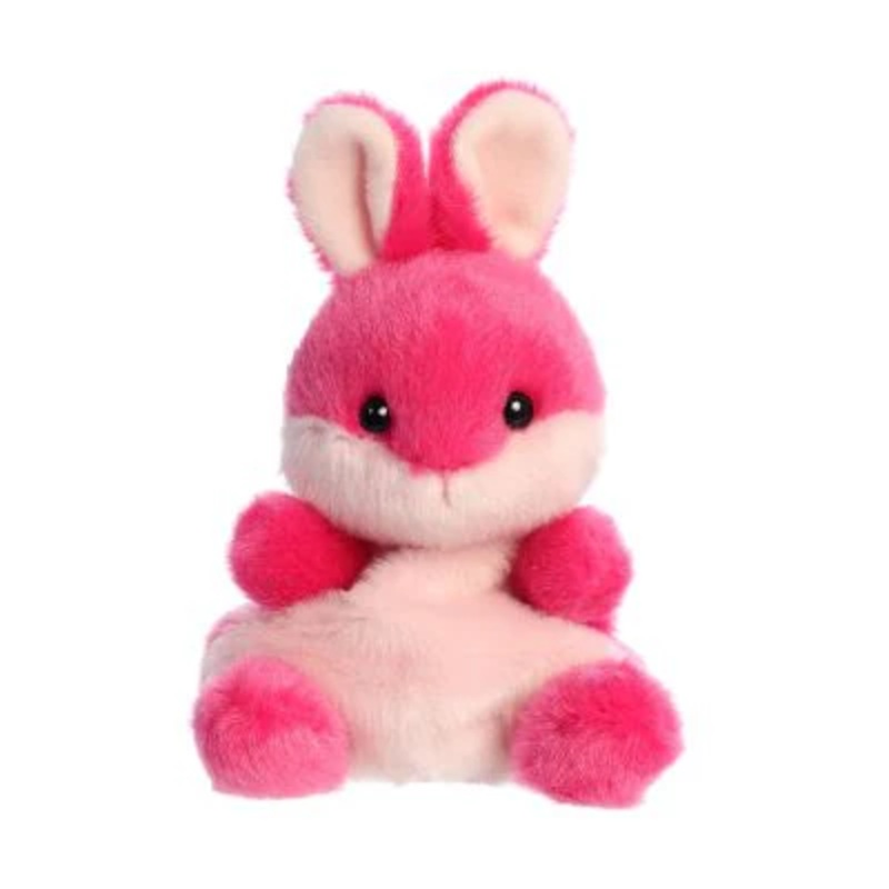 PLUSH PALM PALS PINK BUNNY