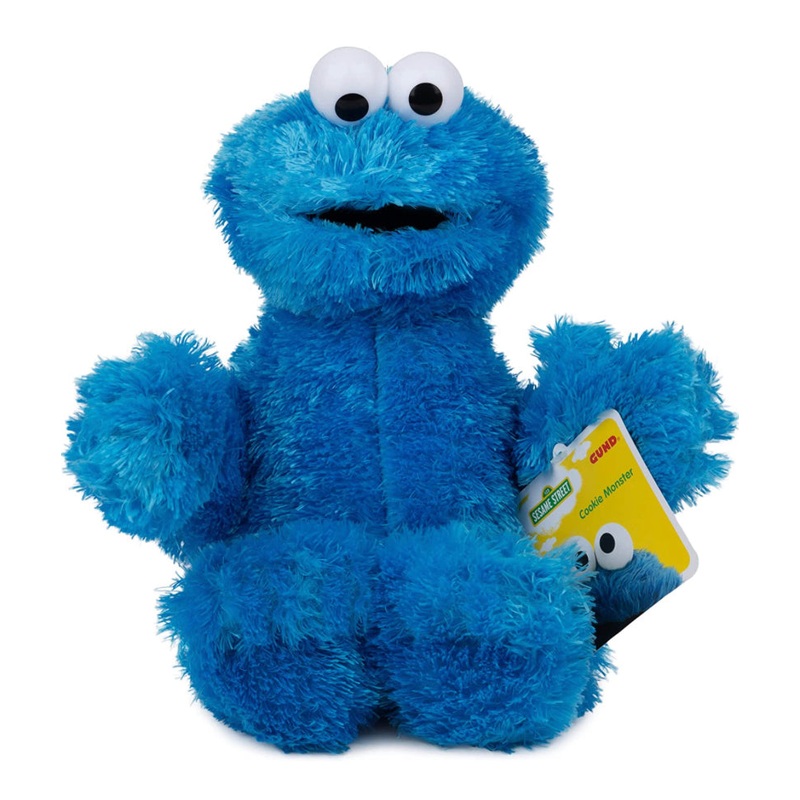 PLUSH SES COOKIE MONSTER 25CM