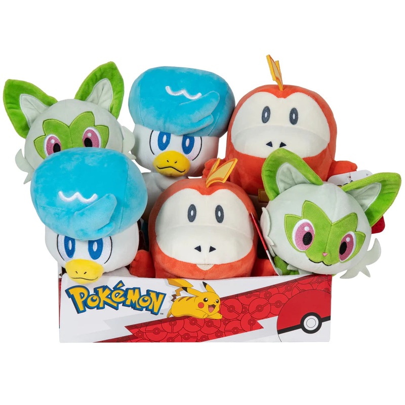 Pokemon 8" Generations Ix Plush Asstd