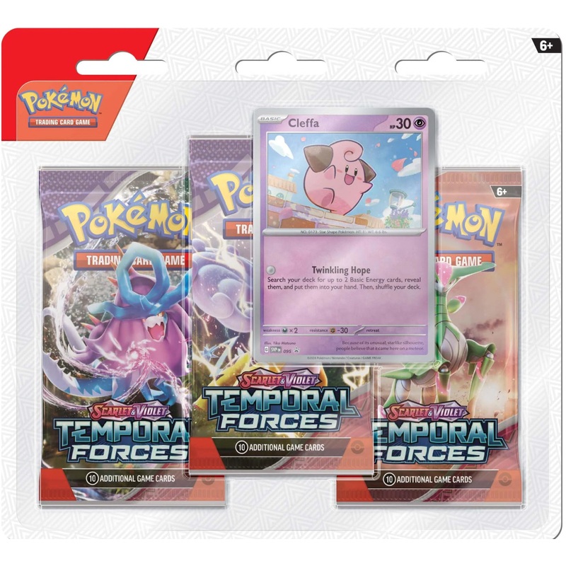POKEMON TCG 3 BOOSTER OK TEMPORAL FORCES