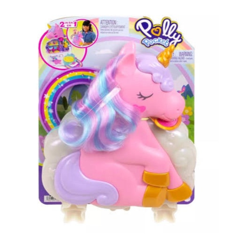 Polly Pocket Rainbow Unicorn Salon