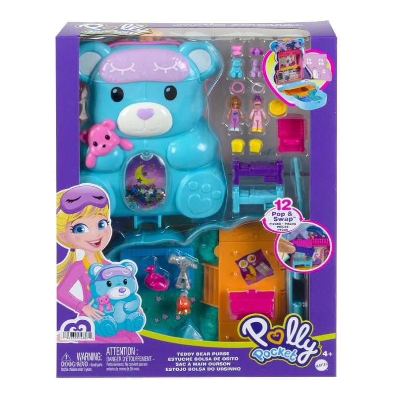 Polly Pocket Teddy Bear Purse