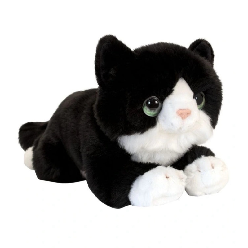 PLUSH CUDDLE KITTEN BLACK LARGE