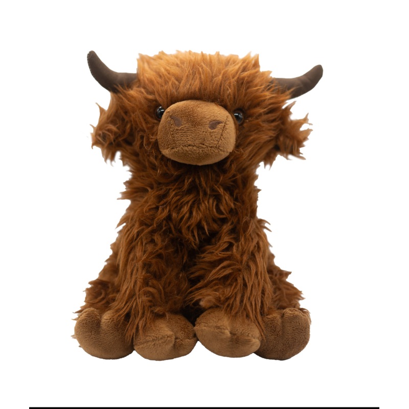 PLUSH HIGHLAND COW 25CM