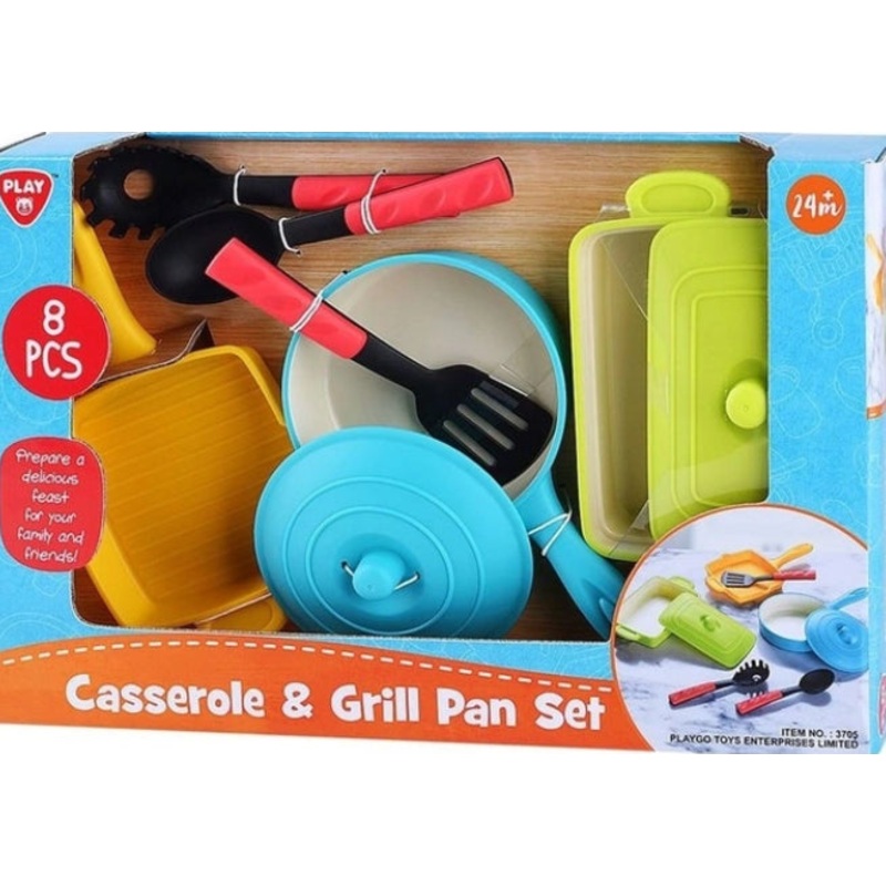 Playgo Casserole & Grill Pan Set