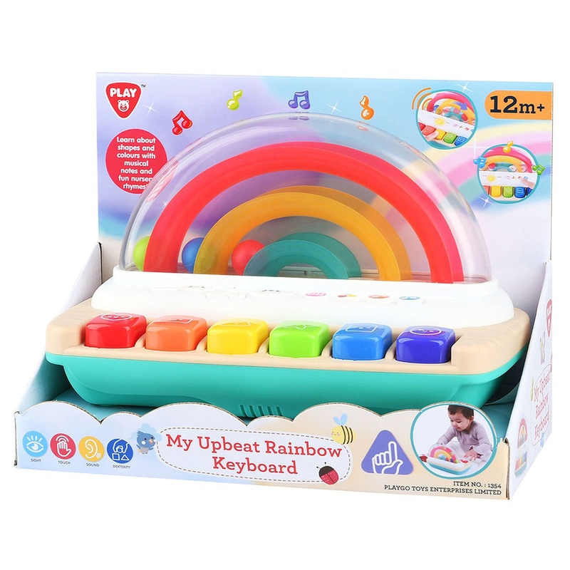 PLAYGO MY UPBEAT RAINBOW KEYBOARD