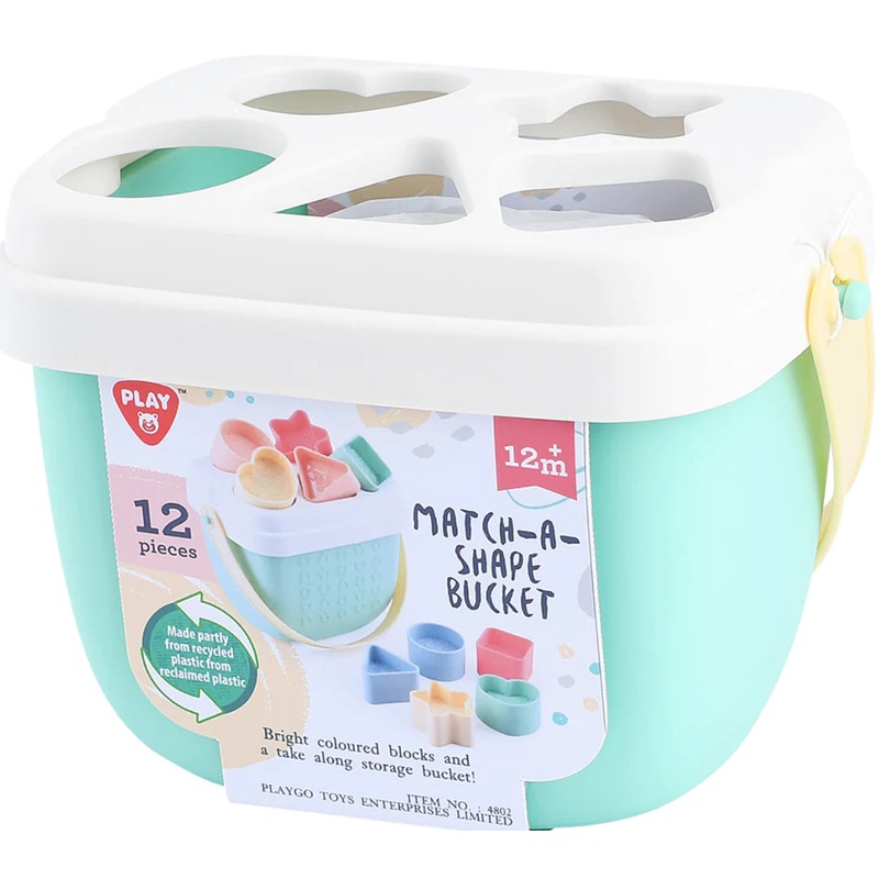 Playgo Rec Match A Shape Bucket